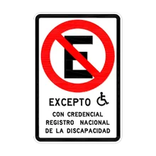 prohibido estacionar