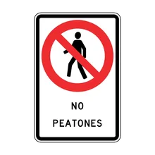no peatones
