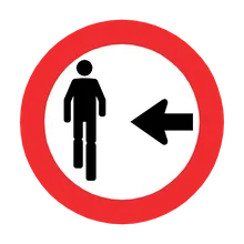 tránsito de peatones