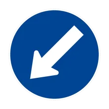 paso obligado izquierda