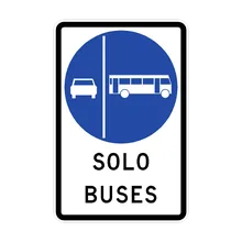 vía segregada buses