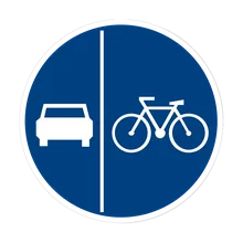 superficie segregada motorizados - ciclos