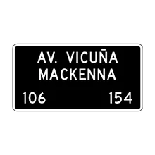 nombre y numeración de calle