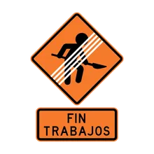 fin trabajos en la vía
